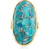 image:imageRossSimons Mohave Turquoise Ring in 18kt Gold Over SterlingTurquoise