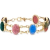 image:imageRossSimons MultiGemstone Scarab Bracelet in 18kt Gold Over Sterlingcarnelian