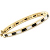 image:imageRossSimons Onyx and Opal Bangle Bracelet in 18kt Gold Over SterlingOnyx