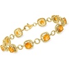 image:imageRossSimons Oval Gemstone Bracelet in 18kt Gold Over Sterlingcitrine