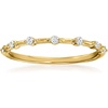 image:imageRossSimons Pure Collection 010 ct tw Diamond Station Ring in 14kt Yellow GoldDiamond
