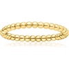 image:imageRossSimons Pure Collection Italian 2mm 14kt Yellow Gold Bead Ring Size 5