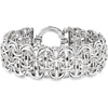 image:imageRossSimons RhodiumPlated WovenLink Braceletno gemstone
