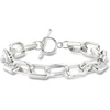image:imageRossSimons Sterling SilverPlated Link Toggle Braceletno gemstone