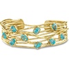 image:imageRossSimons Turquoise Highway Cuff Bracelet in 18kt Gold Over SterlingStabilized Turquoise
