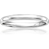 image:imageRossSimons Womens 2mm 14kt White Gold BandNo Gemstone