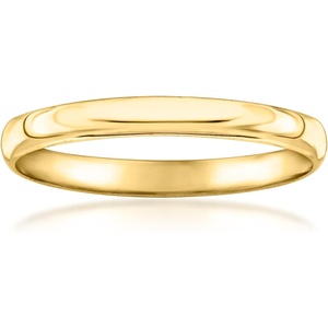 image:imagePure Collection by RossSimons 14kt Yellow Gold Polished RingNo Gemstone