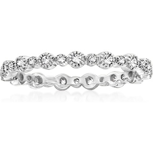 image:imageRossSimons 025 ct tw Diamond Eternity Band in 14kt White GoldDiamond
