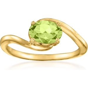 image:imageRossSimons 060 Carat Peridot Ring in 14kt Yellow GoldPeridot