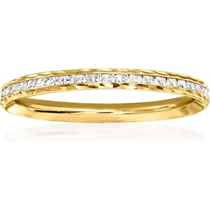 image:imageRossSimons 070 ct tw CZ Eternity Band in 14kt Yellow GoldCubic Zirconia
