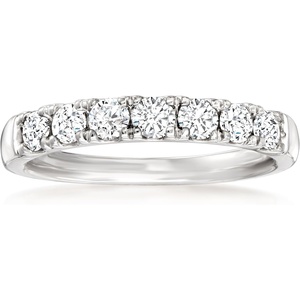 image:imageRossSimons 070 ct tw Diamond 7Stone Ring in PlatinumDiamond