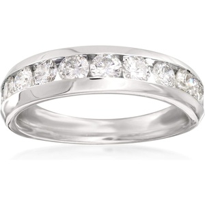image:imageRossSimons 100 ct tw Diamond Wedding Band in 14kt White GoldDiamond