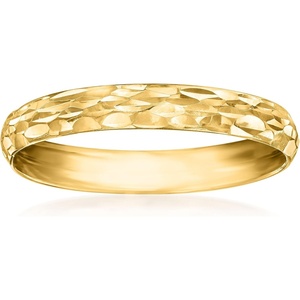 image:imageRossSimons 10kt Yellow Gold Textured RingNo Gemstone