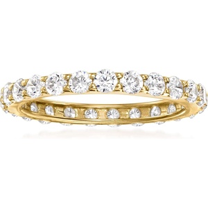 image:imageRossSimons 125 ct tw CZ Eternity Band in 14kt Yellow GoldCubic Zirconia