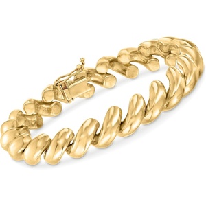 image:imageRossSimons 14kt Yellow Gold San Marco Bracelet