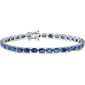image:imageRossSimons 1600 ct tw Sapphire Tennis Bracelet in Sterling SilverSapphire