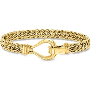 image:imageRossSimons 18kt Gold Over Sterling CestinaLink Braceletno gemstone