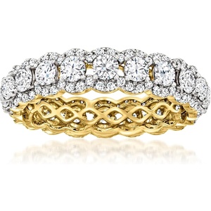 image:imageRossSimons 200 ct tw Diamond Eternity Band in 14kt Yellow GoldDiamond