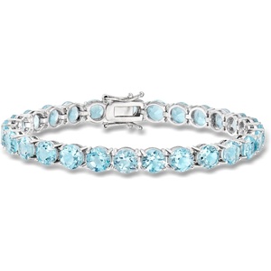 image:imageRossSimons 2500 ct tw Sky Blue Topaz Tennis Bracelet in Sterling SilverTopaz