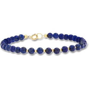 image:imageRossSimons 445mm Lapis Bead Bracelet in 10kt Yellow GoldLapis Lazuli