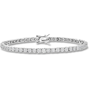 image:imageRossSimons 550 ct tw Moissanite Tennis Bracelet in Sterling Silvermoissanite