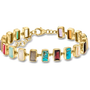 image:imageRossSimons 720 ct tw MultiGemstone Bracelet in 18kt Gold Over Sterling 7 inches