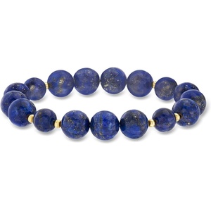 image:imageRossSimons 810mm Lapis Bead Stretch Bracelet With 14kt Yellow GoldLapis Lazuli