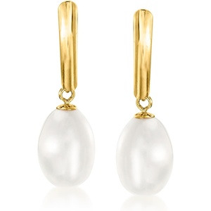 image:imageRossSimons 859mm Cultured Pearl Drop Earrings in 14kt Yellow Goldyellow