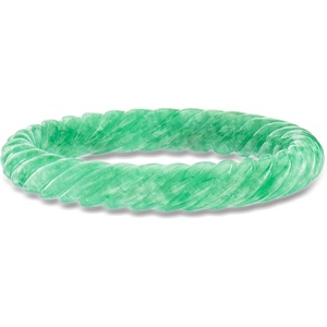 image:imageRossSimons Carved Jade Bangle Bracelet 75 inches