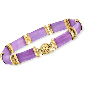 image:imageRossSimons Good Fortune Jade Bracelet in 18kt Gold Over SterlingJade
