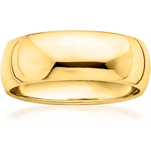image:imageRossSimons Italian 14kt Yellow Gold Dome RingNo Gemstone