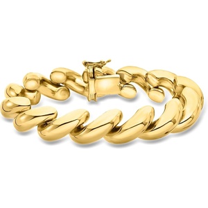 image:imageRossSimons Italian 18kt Gold Over Sterling Large San Marco Braceletno gemstone
