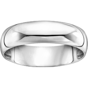 image:imageRossSimons Mens 6mm 14kt White Gold Wedding RingNo Gemstone