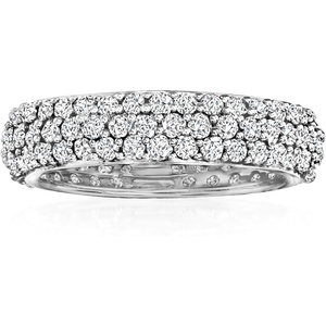image:imageRossSimons Pave Diamond Eternity Band in 14kt GoldDiamond