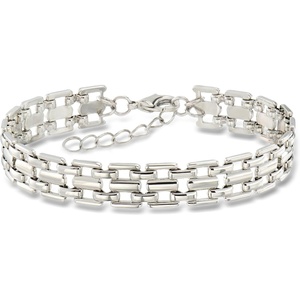 image:imageRossSimons Sterling SilverPlated PantherLink Bracelet 7 inches
