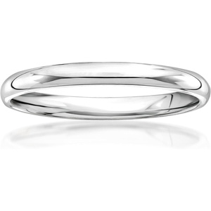 image:imageRossSimons Womens 2mm 14kt White Gold BandNo Gemstone