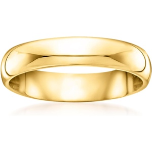 image:imageRossSimons Womens 4mm 14kt Yellow Gold BandNo Gemstone