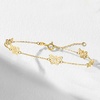 image:imagePure Collection by RossSimons Italian 14kt Yellow Gold Butterfly Station Bracelet 7 inches
