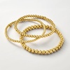 image:imagePure Collection by RossSimons Italian 18kt Gold Over Sterling Jewelry Set 3 35mm Bead Stretch BraceletsYellow