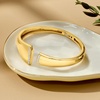 image:imageRossSimons 015 ct tw Diamond Asymmetrical Cuff Bracelet in 18kt Gold Over SterlingDiamond