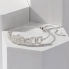 image:imageRossSimons 025 ct tw Diamond Openwork Bolo Bracelet in Sterling Silver