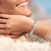 image:imageRossSimons 025 ct tw Diamond VintageStyle Cuff Bracelet in Sterling SilverDiamond