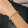 image:imageRossSimons 033 ct tw Diamond Station Bangle Bracelet in 18kt Gold Over SterlingDiamond