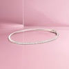 image:imageRossSimons 050 ct tw Diamond Bangle Bracelet in Sterling SilverDiamond