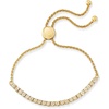 image:imageRossSimons 050 ct tw Diamond Cluster Bolo Bracelet in 18kt Gold Over Sterling