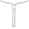 image:imageRossSimons 050 ct tw Diamond Cluster Bolo Bracelet in Sterling Silver