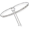 image:imageRossSimons 050 ct tw Diamond Cluster Bolo Bracelet in Sterling Silver
