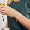 image:imageRossSimons 050 ct tw Diamond Cluster Bolo Bracelet in Sterling Silver