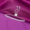 image:imageRossSimons 050 ct tw Diamond Cluster Bolo Bracelet in Sterling Silver