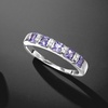 image:imageRossSimons 070 ct tw Tanzanite Ring With Diamonds in Sterling SilverTanzanite
